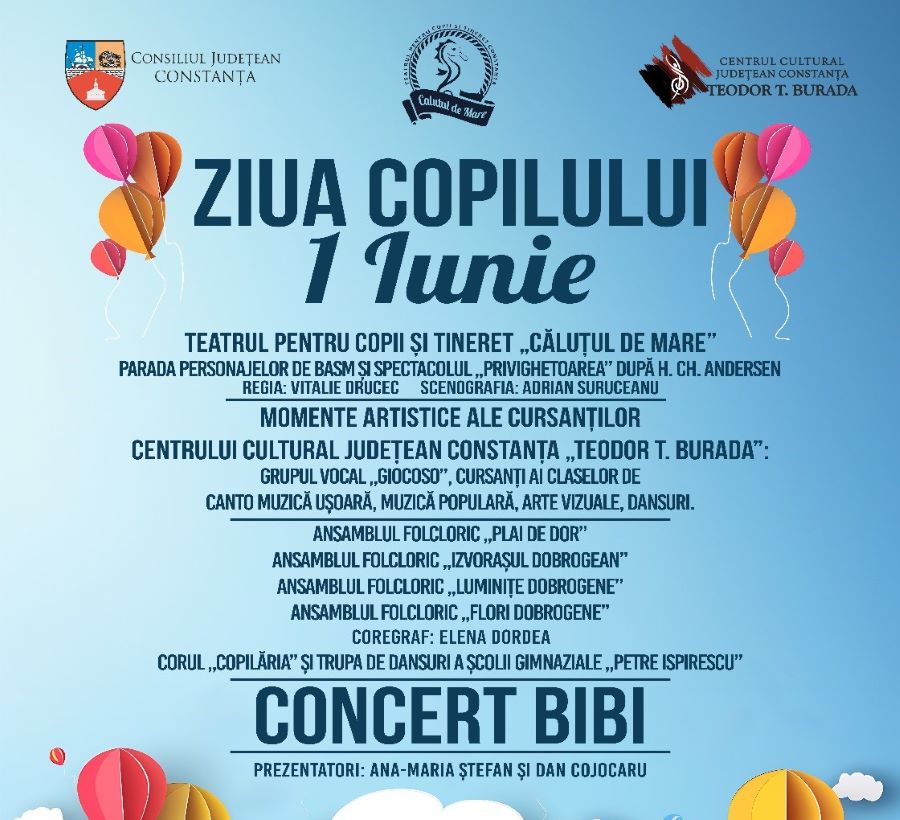 Centrul Cultural Județean Constanța celebrează Ziua Copilului în fiecare an.