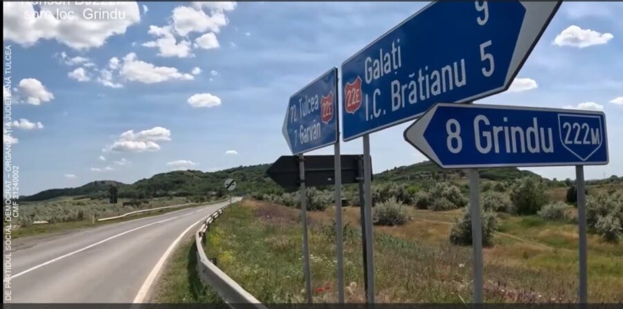 Consiliul Județean Tulcea investește în modernizarea drumului spre Grindu