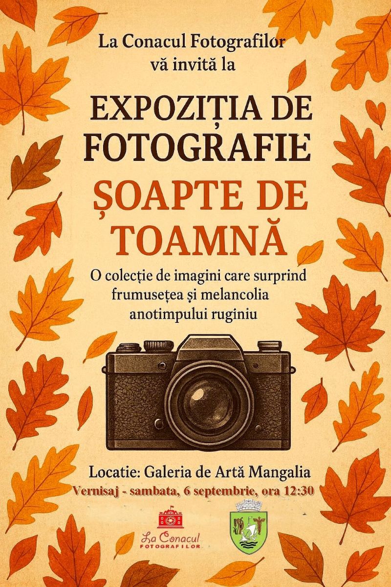 „Întâlnire cu frumusețea toamnei: Vernisaj de fotografie la Galeria de Artă Mangalia” „Întâlnire cu frumusețea toamnei: Vernisaj de fotografie la Galeria de Artă Mangalia”