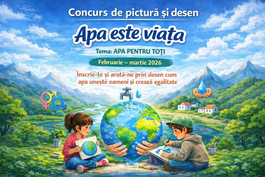 RAJA anunță finalizarea votului public pentru Concursul „Apa este viață!” – 2026 RAJA anunță finalizarea votului public pentru Concursul „Apa este viață!” – 2026