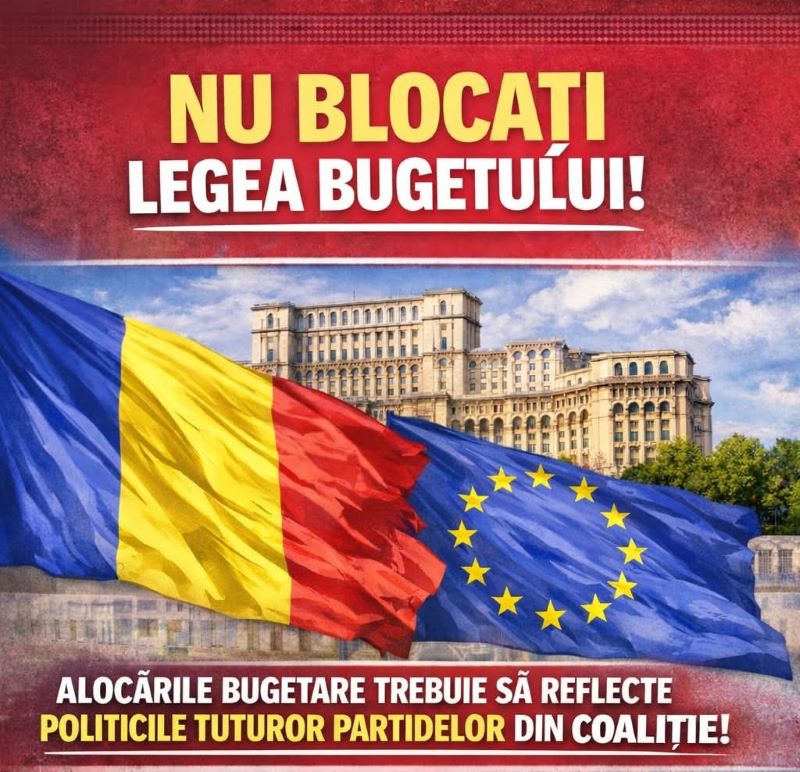 Felix Stroe: "PSD solicită partidelor din Coaliție să nu împiedice adoptarea Legii bugetului!" Felix Stroe: "PSD solicită partidelor din Coaliție să nu împiedice adoptarea Legii bugetului!"